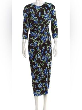 JASON WU DRESSY DRESS BLACK/BLUE ERDEM STYLE COLOR SIZE 12US
